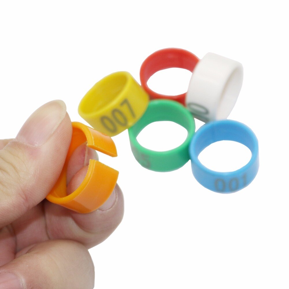 16mm/18mm/20mm Huhn Fuß Ring Kunststoff Nein.1-100 Digitale Identifizierung Fuß Ring Huhn Koop Fütterung liefert 100 Stck
