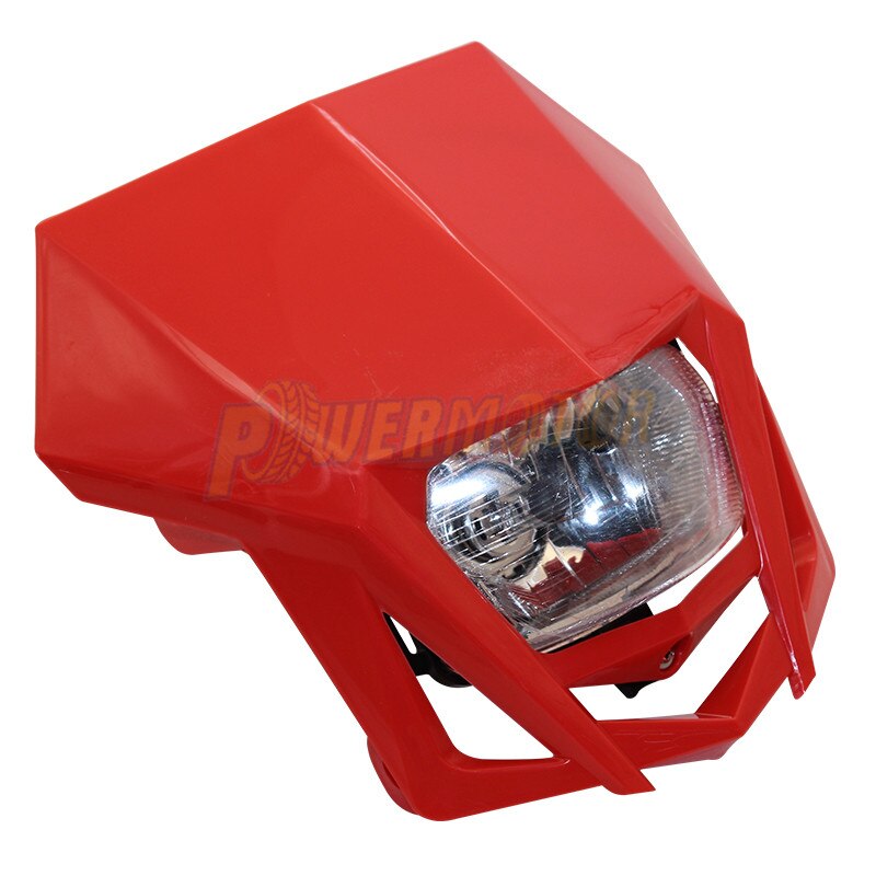 Motorrad Scheinwerfer Verkleidung Universal- Dual Sport Motorrad Scheinwerfer Schmutz Fahrrad Kopf Lampe Moto-Cross für HONDA XR CRF 150 230