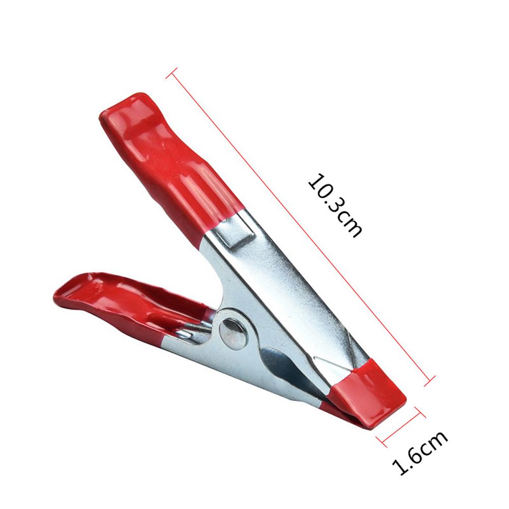 10 Pcs Lente Klem Zware Metalen Clip 4 Inch/6 Inch Met Pvc Gecoat Tips Handvat