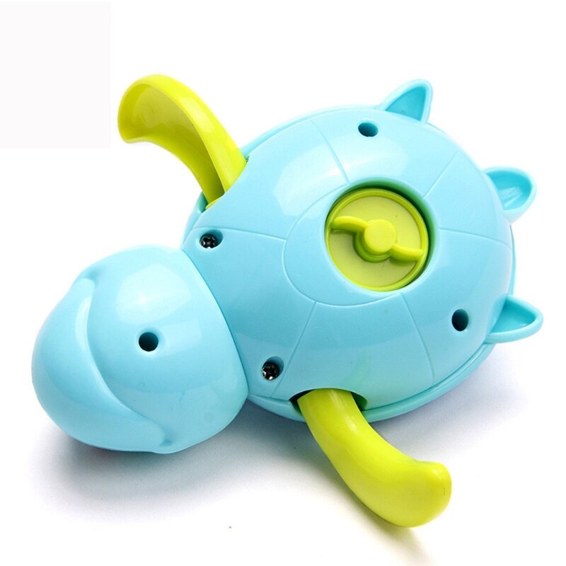 Leuke Cartoon Peuter Bad Speelgoed Wind-Up Schildpad Badkamer Baby Clockwork Dier Kleine Schildpad Hippo Vis Vormige Zwemmen