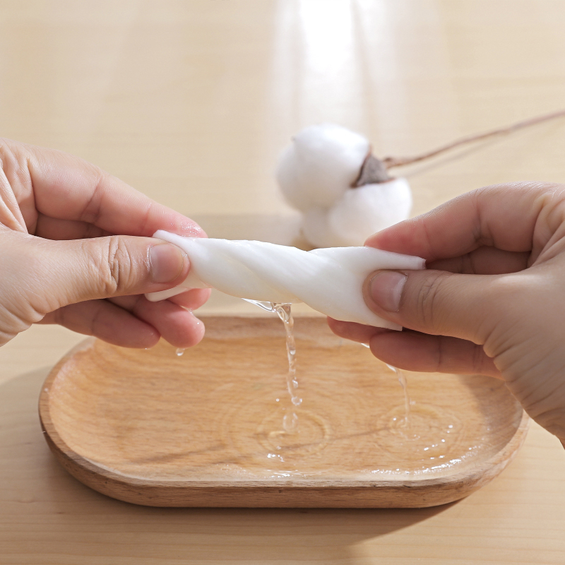 Wegwerprolhanddoek, katoenen gezichtstissue, verdikte make-updoekjes, non-woven gezichtsreinigingsproducten, huidverzorgingsproducten