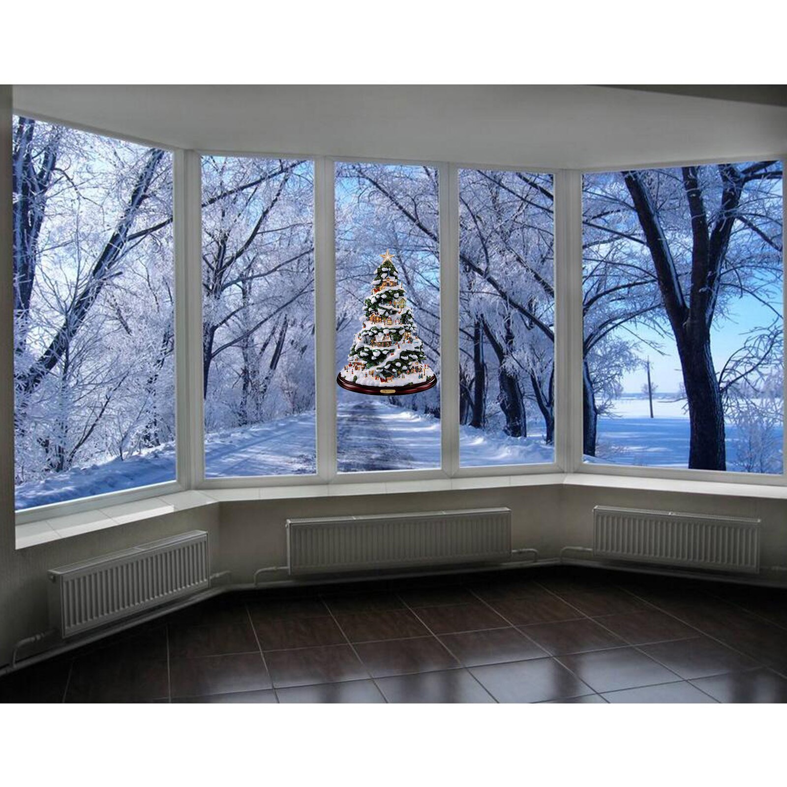 9 Styles Christmas Xmas Window Stickers Wall Home Church Class Shop Decor