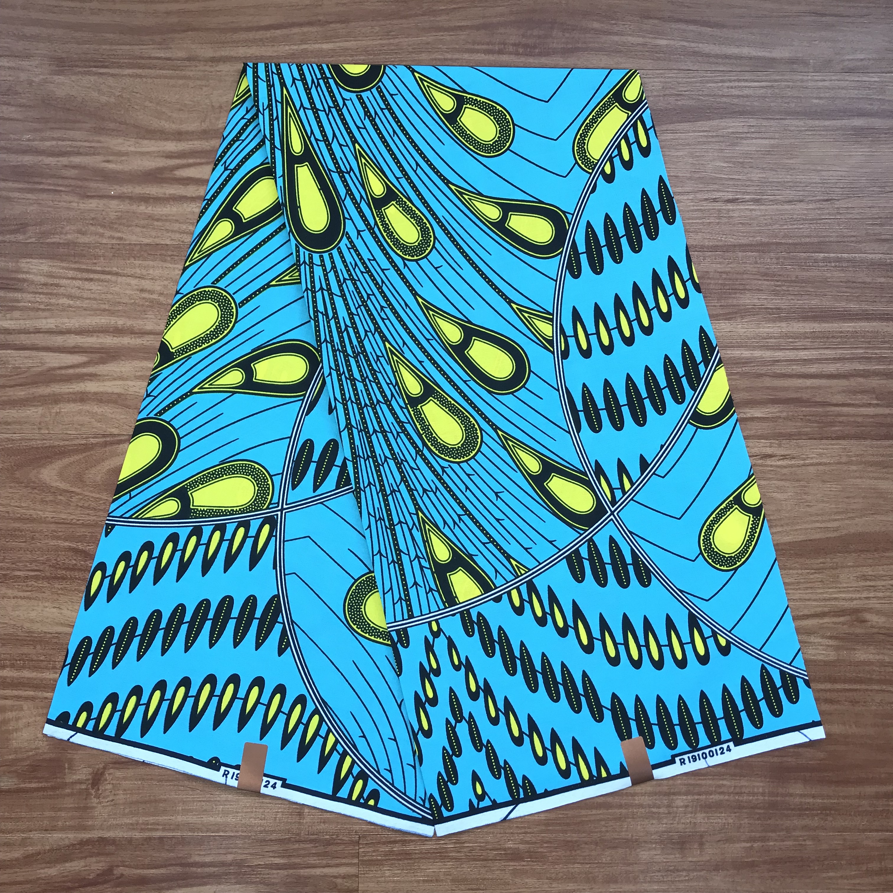African original Wax african wax fabric 100% Cotton African Veritable wax African Print Fabric For wedding dresses