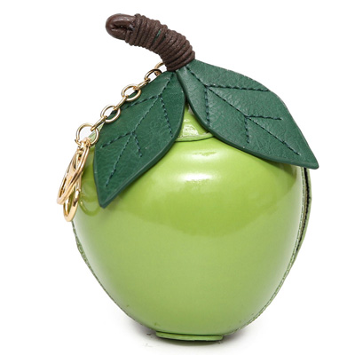 Vrouwen Mode Lederen Tassen Classic Leuke Meisje Avond Pakket Groen Kleine Blad Apple Clutch Bag: Light Green