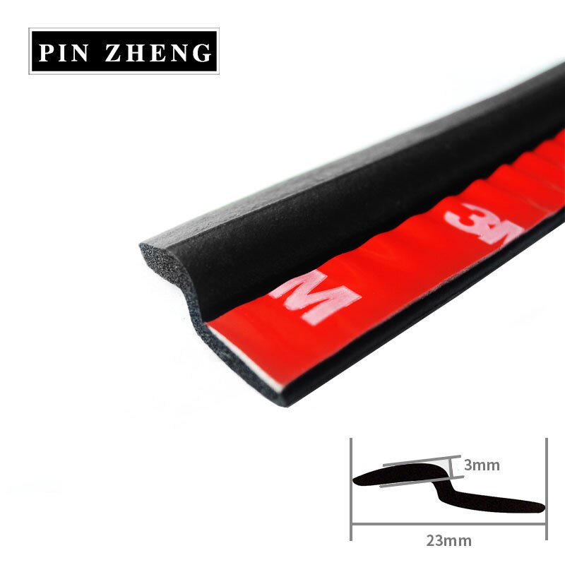 2 meter epdm gummistrips bildörr tätningslist stor dzp typ vattentät ljudisolering ljudisolerad automatisk tätning 3m lim: Z-typ