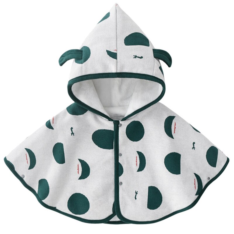 Bebê crianças casaco dot crianças capa meninos e meninas moda espessamento capa do bebê outono e inverno