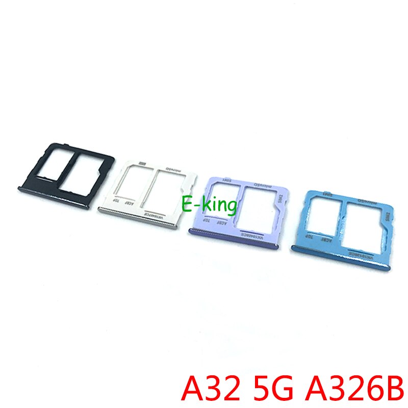 For Samsung Galaxy A32 A325F 4G A326B 5G Sim Card Slot Tray Holder Sim Card Reader Socket