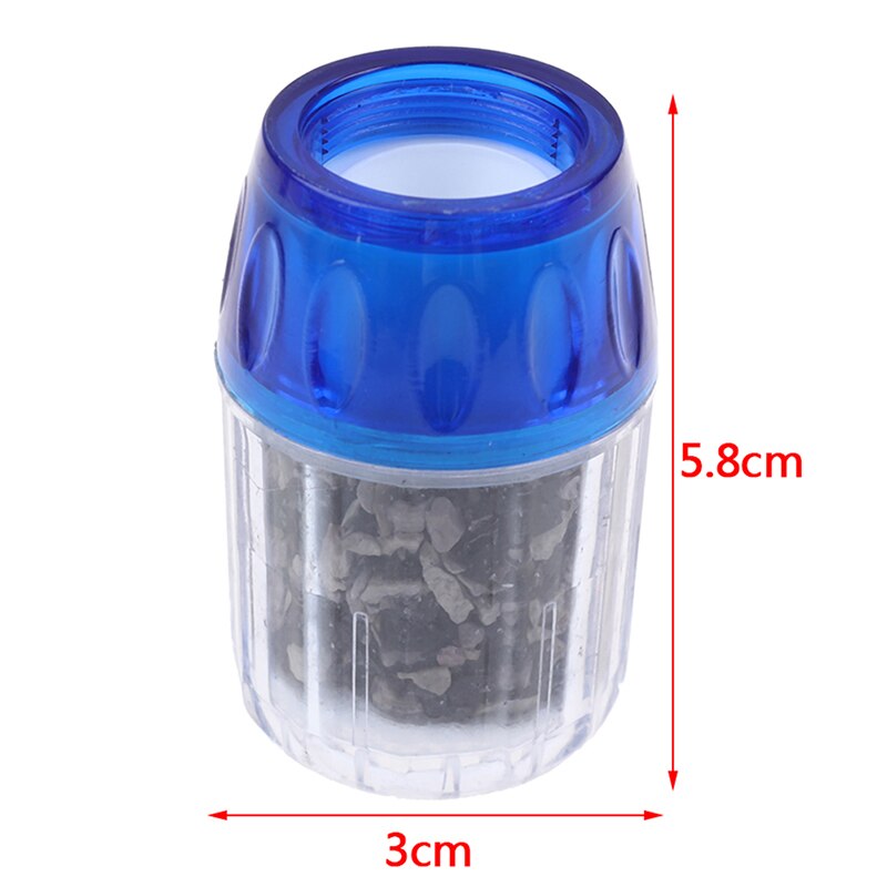 1pc husholdningskøkken hjem kulstofhane mini vandhanevand rent filter til vandhane ydre diameter  is 16-17mm