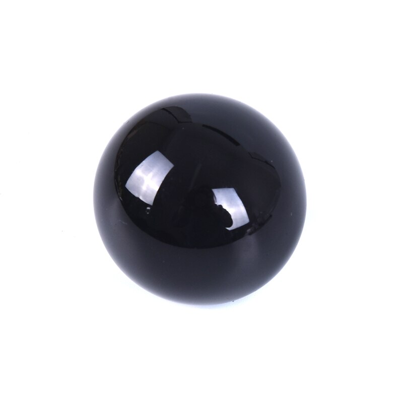 30mm boule de cristal Quartz verre Transparent boule sphères boule de verre photographie boules cristal artisanat décor Feng Shui: black
