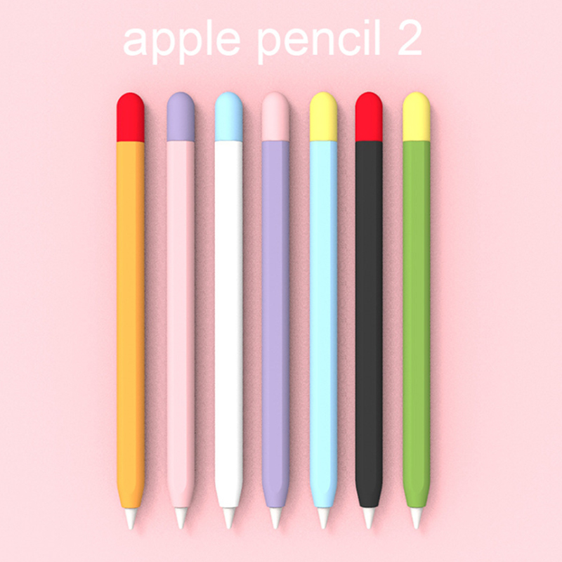Voor Apple Potlood 2nd Case Etui Tablet Touch Stylus Pen Beschermhoes Pouch Draagbare Zachte Siliconen Case