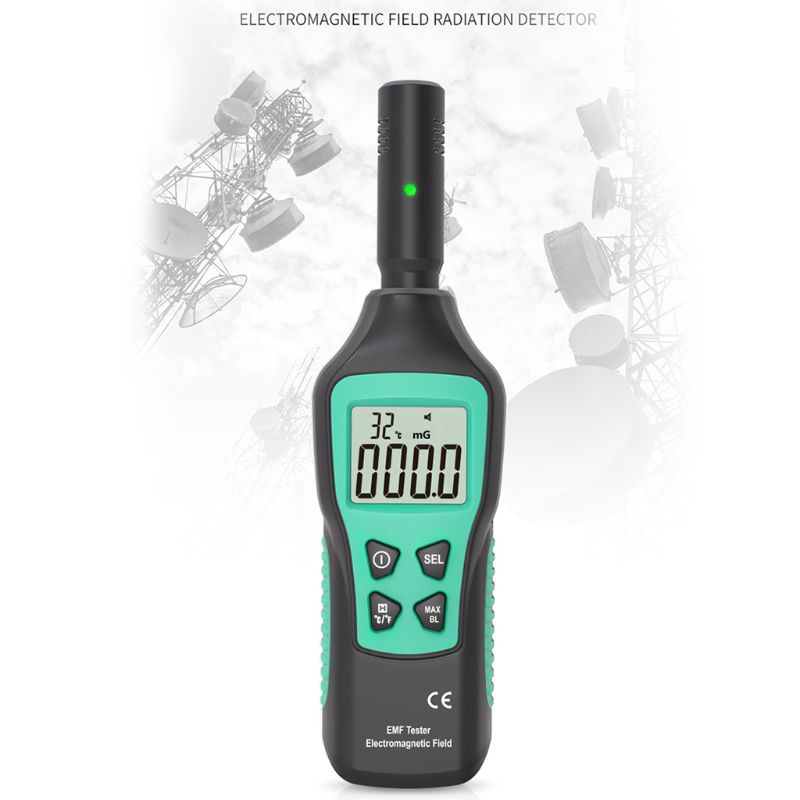 EMF Meter Radiation Detector Digital Field W