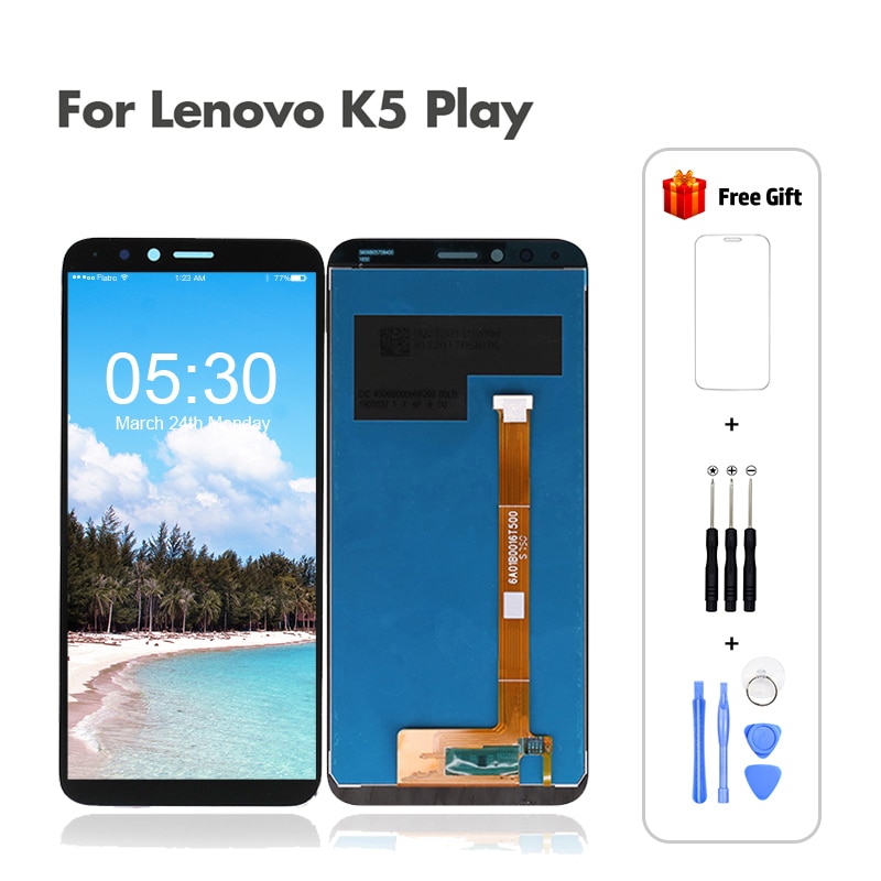 for Lenovo K5 Play LCD Touch Screen Digitizer Assembly for Lenovo K5 Play Display L38011 Replacement