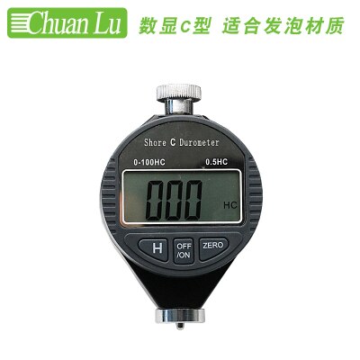 Hardness tester for rubber resin Durometer glass sponge durometer: cyan