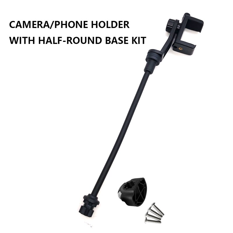 Kayak Cell Phone Holders Kayak Accessory with Round Mount Base for Phone Camera on Kayak