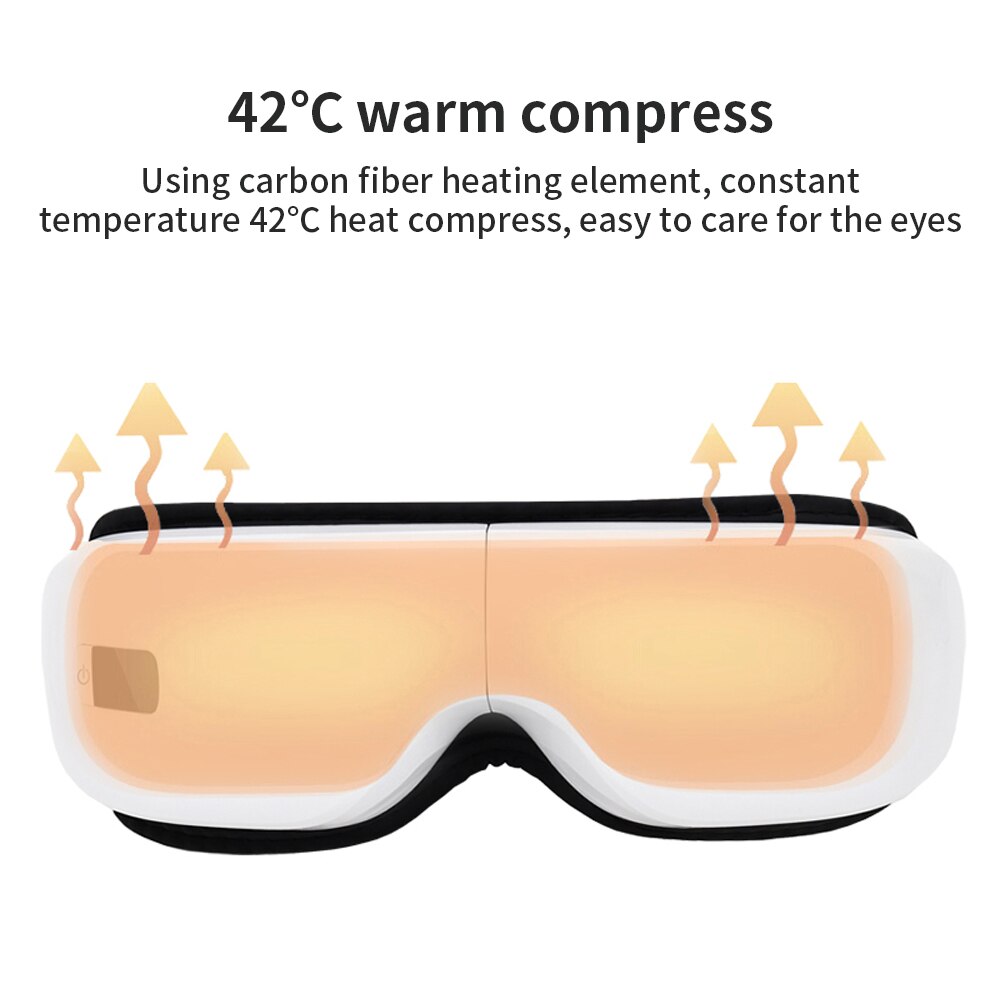 Elektrische Trillingen Bluetooth Eye Massager Eye Care Apparaat Rimpel Vermoeidheid Verlichten Trillingen Massage Compressanti Donkere Cirkel