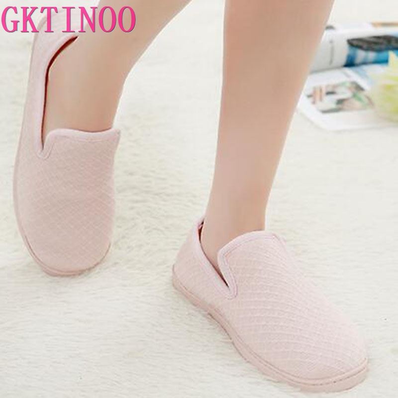 ¡Novedad de primavera-verano ! Zapatillas de casa con relleno de algodón, transpirables, zapatillas interiores de algodón para mujer, zapatillas con suela exterior blanda.
