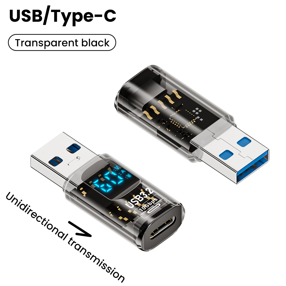60W Adapter żeński typu C na USB A męski Szybkie ładowanie 36W USB A na USB Adapter USB A żeński na USB C męski Konwerter: green