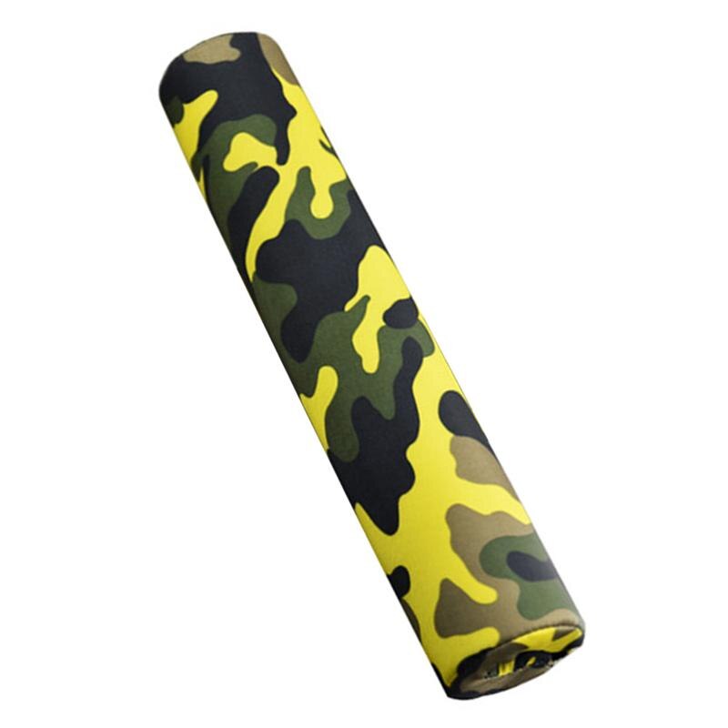 Thicken Lengthen Barbell Squat Pad Useful Neck Shoulder Protective Foam Bar Pad for Weight Lifting Fitness Workout (Camouflage Y