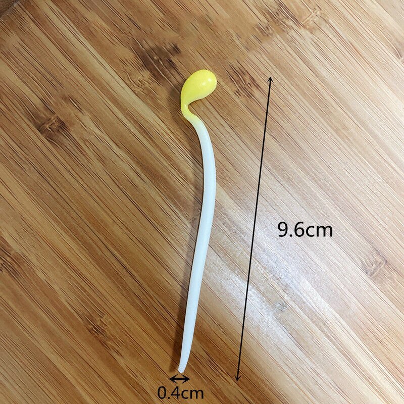 Kiełki fasoli kreatywna broszka ubrania pakiet akcesoria para BFF koledzy prezent urodzinowy: żółty