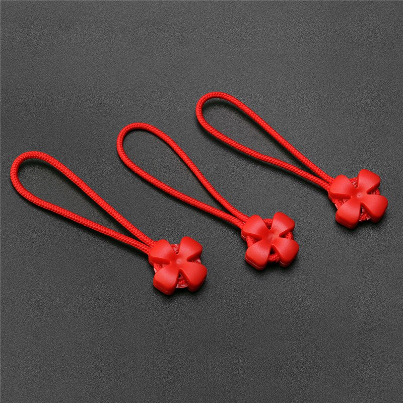 1000 Pieces/Lot Zipper Slider Zipper Slip Rope Pull Puller Detachable Clip Slider Cord For Clothes Bags Garment Accessory