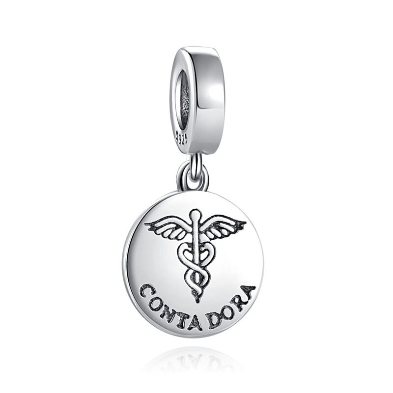 Neue 925 Sterling Silber Europäischen Clover Star Cup Anhänger DIY Feinen Perlen Fit Original Charme Armband Schmuck Frauen: B1610