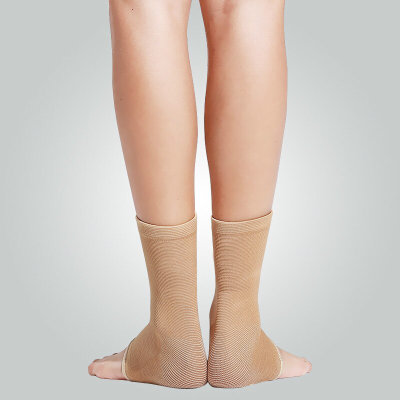 2 stk 3d vævning ankelbeskyttelse under tryk elastisk nylon ankelstøttebøjlebeskytter forstuvning forebyggelse fod sport sikkerhedsudstyr