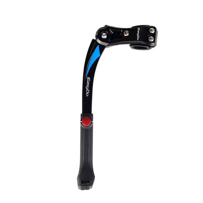 Adjustable Bicycle Kickstand Mountain Bike MTB Aluminum Side Rear Kick Stand Fit for 24 "-29" Mountain Bike Cycling Parts: Blue