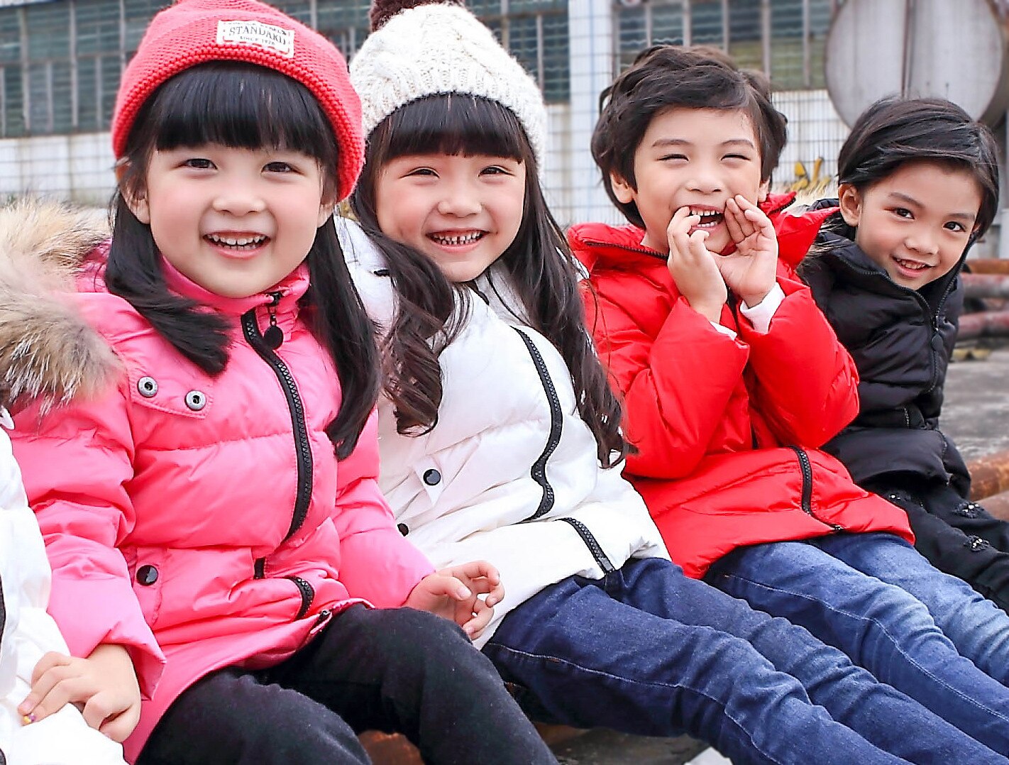 Boys Girls White Duck Down Jacket Kids Hooded Fur Collar Warm Coats Children's Down Jackets 2- 7 Years Baby