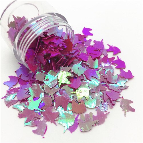 Pailetten 8*12 Mm Grote Eenhoorn Vorm Losse Pailletten Diy Ambachten Handgemaakte Niveau Toneelvoorstellingen Kleding Naaien Accessoires 10G: AB rose red