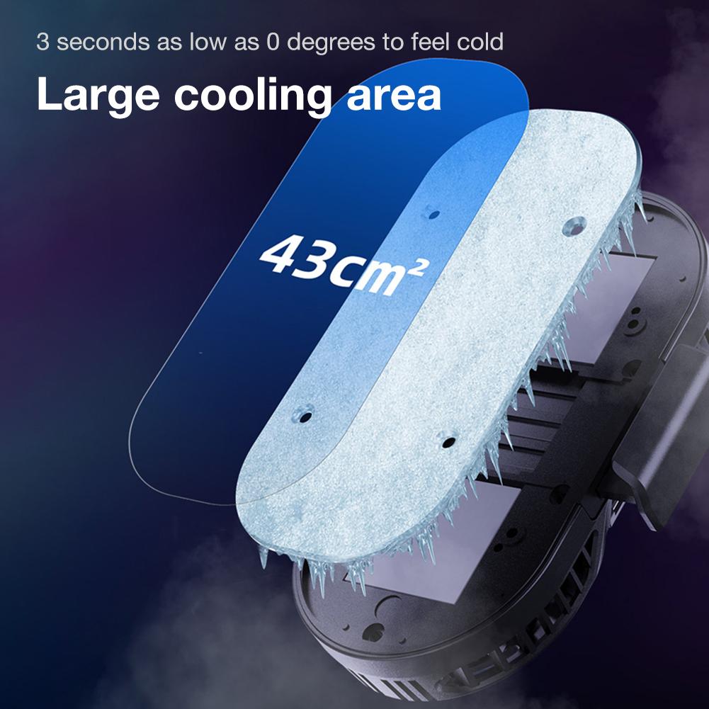 Portable Gaming Phone Cooler Cooling Fan Holder Mobile Phone Radiator Adjustable Heat Sink Universal For 4-6.5 Inches Phones