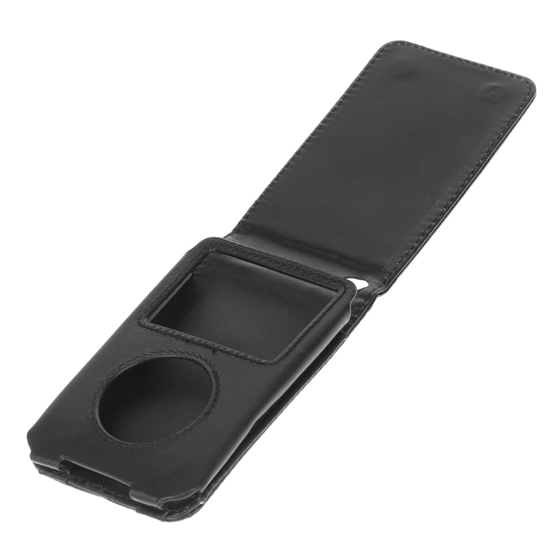 Leather Cover Case Voor Apple Ipod Classic 80/120/160 Gb Met Afneembare Clip