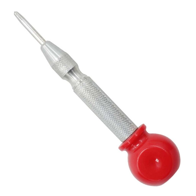 Automatic Center Pin Spring Loaded Punch Marking Holes Wood Marker Woodwork Tool Drill Bit: 9FF701536-D