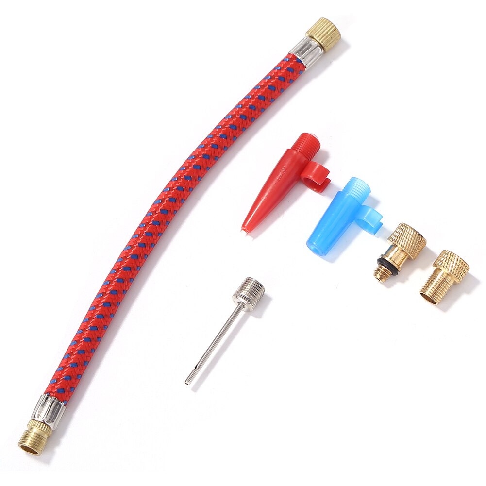 6 Pcs Bike MTB Wheel Inflatable Hose Needle Adapter Basketball Valve Connector Pump Bicycle Tool Aguja manguera inflable rueda: Default Title