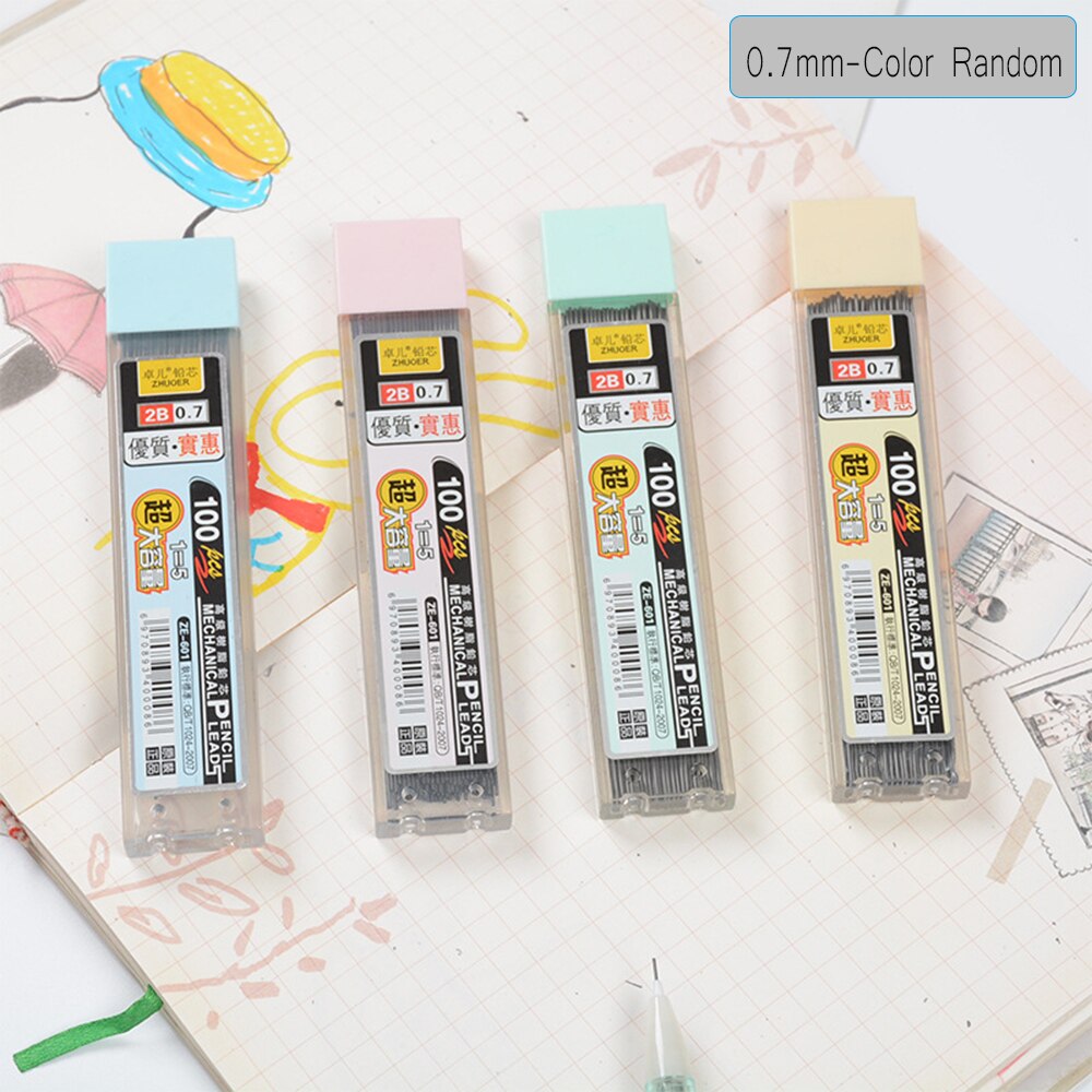 0.5/0.7mm Automatic Mechanical Pencil Drawing Writing Painting Tools Stationery Graphite Leads Pencils Sketch Office Supply: 0.7mm Refill