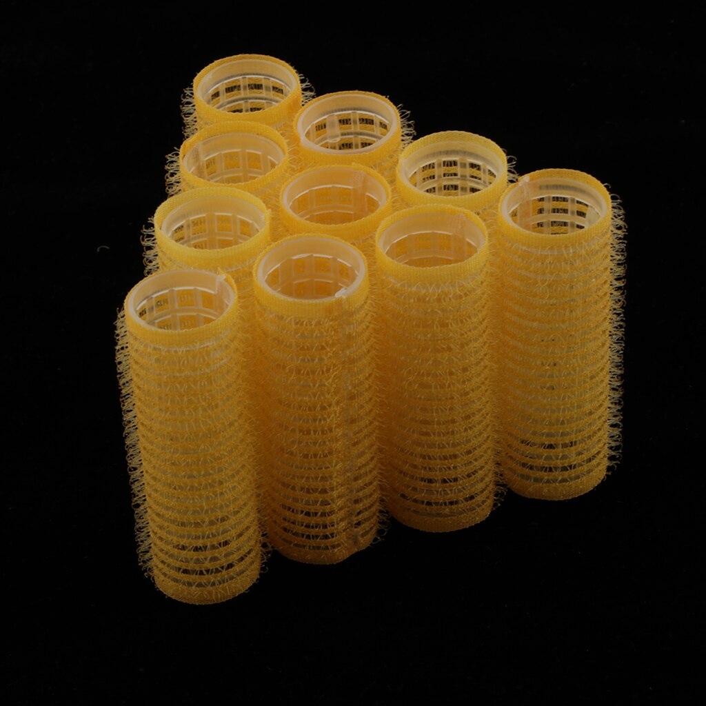 10Pcs/Pack Large Medium Small Hair Rollers Self Grip Styling Roller Self-Adhesive Roll Curler Beauty Tool Hairdressing Curlers: 20mm