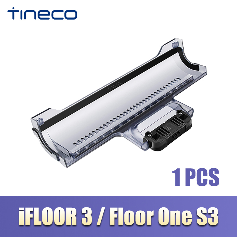 Original Accessories For Tineco iFloor 3 Water Tank Floor One S3 brush roller Cover HEPA Filter Holder Vacuum Cleaner Parts: Light Grey