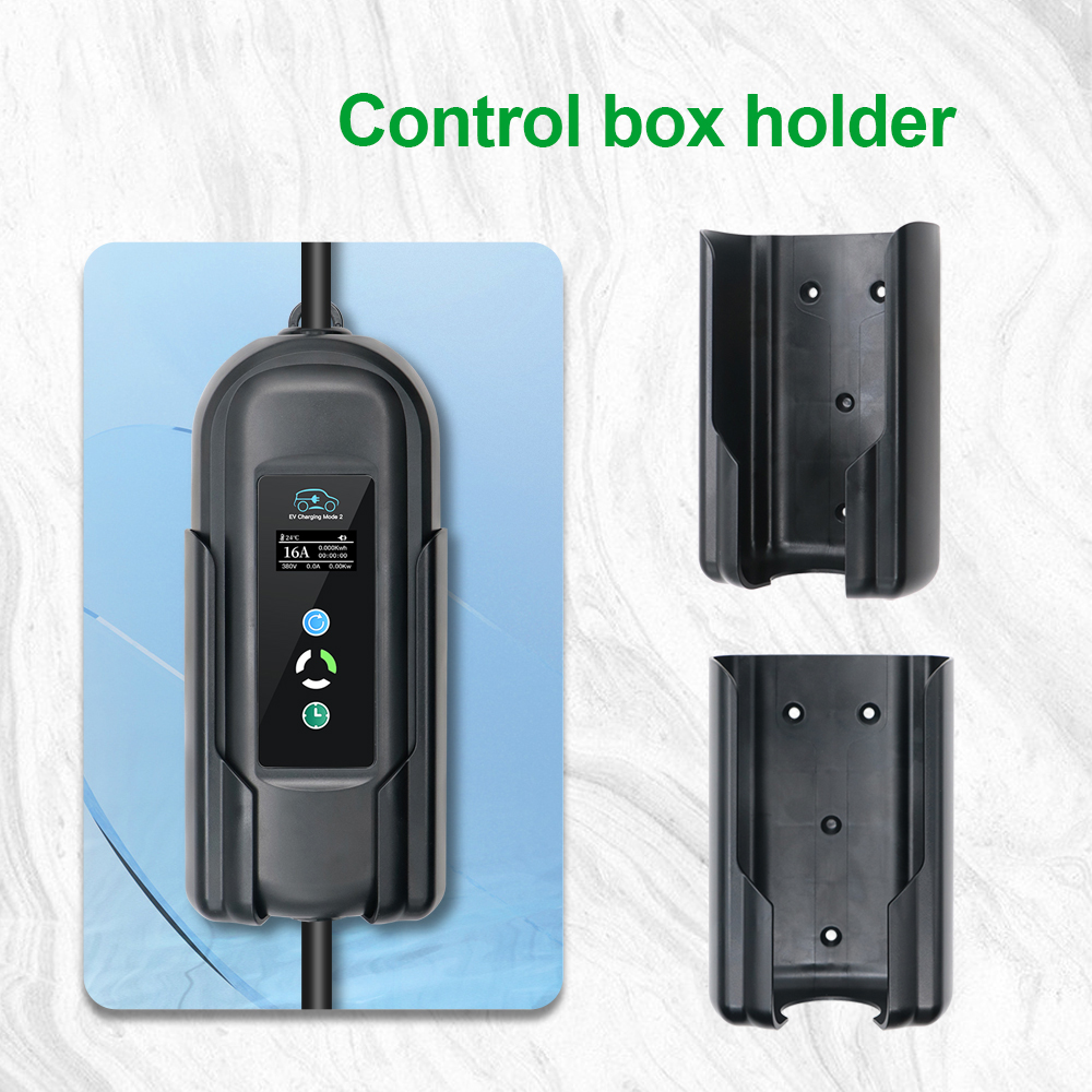 Electric Vehicle Charger Control Box Holder EV Charging Plug Holder Wall-box Holder Easy Install