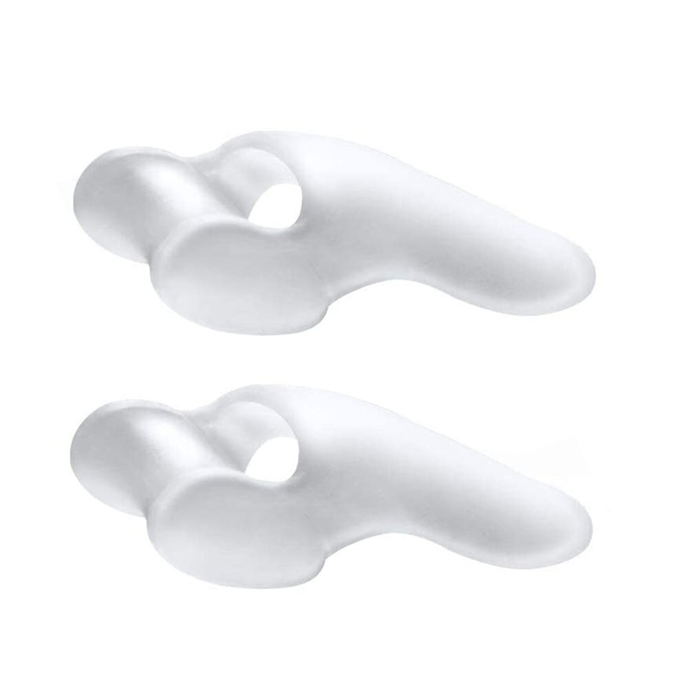 Separador de dedos grandes de silicona, Corrector de juanete, Hallux Valgus, alisador de dedo pulgar, herramienta para el cuidado de los pies, 10 piezas