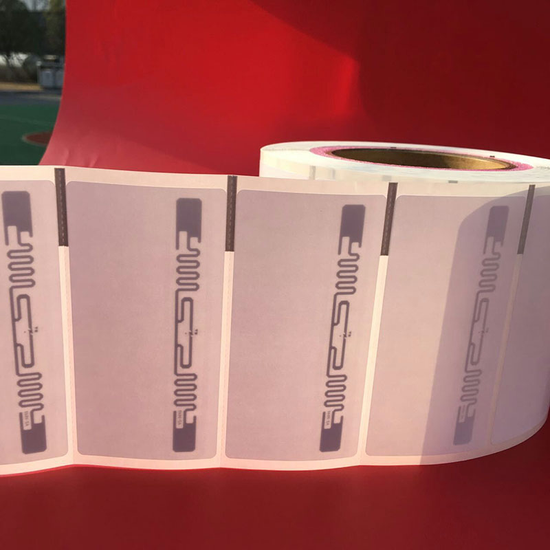 Rfid electronic tag uhf Alien 9640 stickers waterproof PP synthetic passive RF tag 2*4 inch label