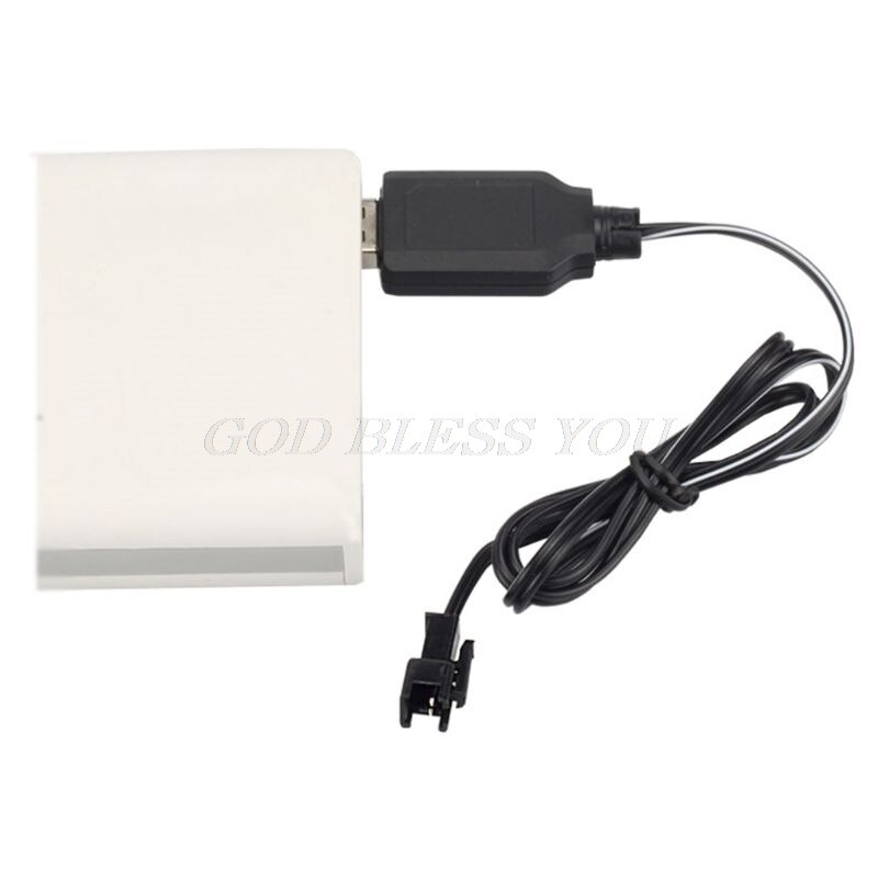 1 Pc Charging Cable Battery USB Charger Ni-Cd Ni-MH Batteries Pack SM-2P Plug Adapter 4.8V 250mA Output Toys Car