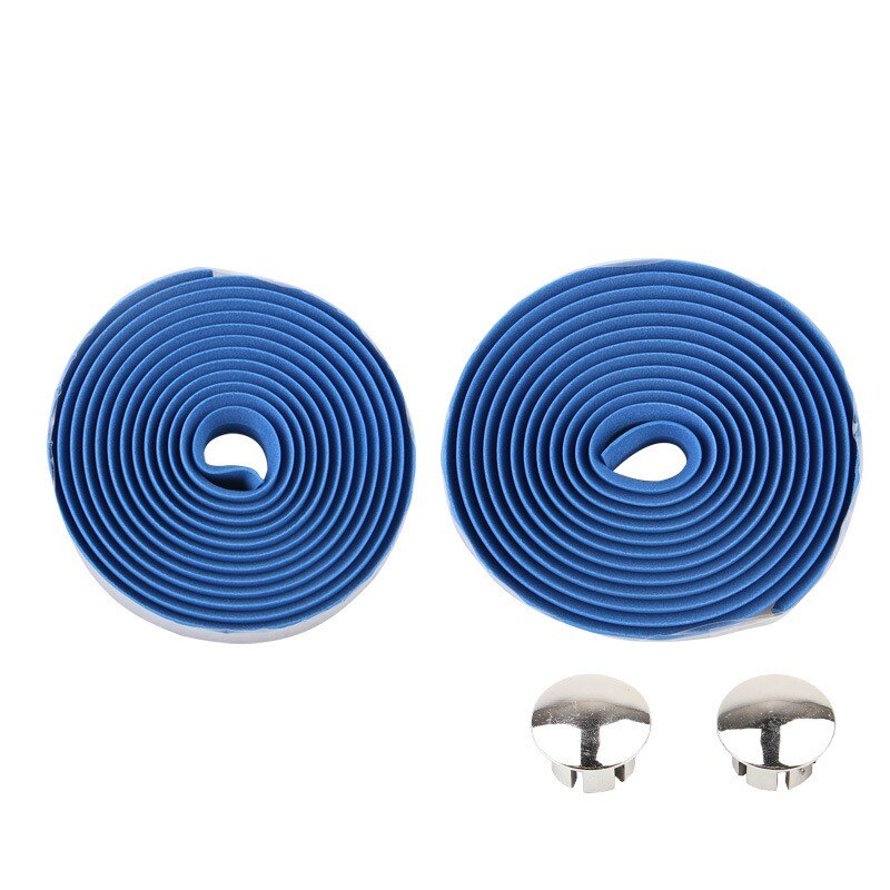 Empuñaduras de corcho para manillar de bicicleta, cintas de papel para envolver bicicletas y dos franjas, accesorios para deportes al aire libre y ciclismo: B