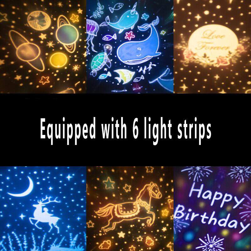 Muziekprojector nachtlampje met bluetooth-luidspreker, oplaadbaar, universum, sterrenhemel, draaibare ledlamp, kleurrijke knipperende ster, kinderen en baby's