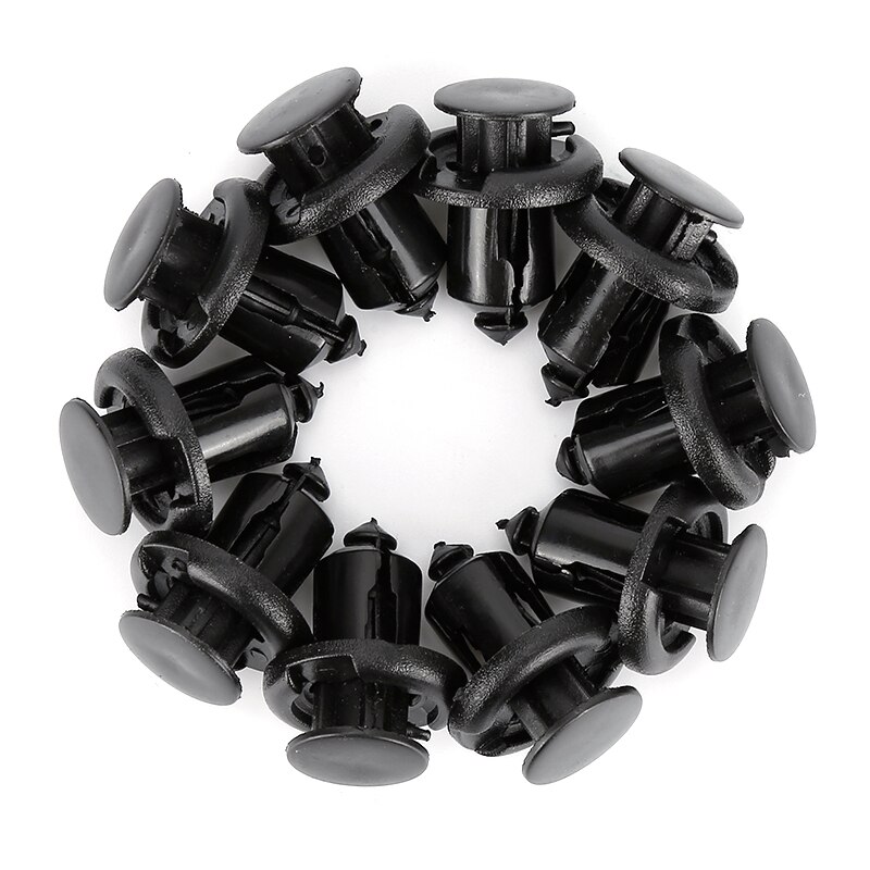 10* Car Body Plastic Push Pin Rivet Fasteners Trim Moulding Clips For Honda