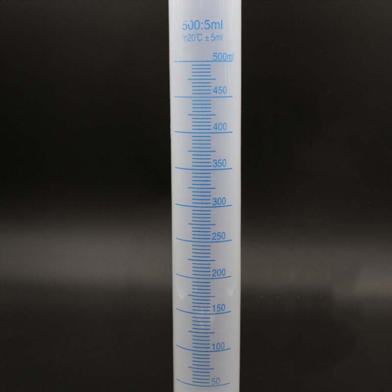 1 stk plast 100ml målecylinder graduerede cylindermålere