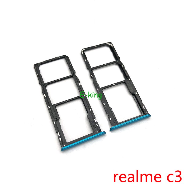 Voor Oppo Realme C3 C11 Sim Card Slot Lade Houder Sim Card Reader Socket