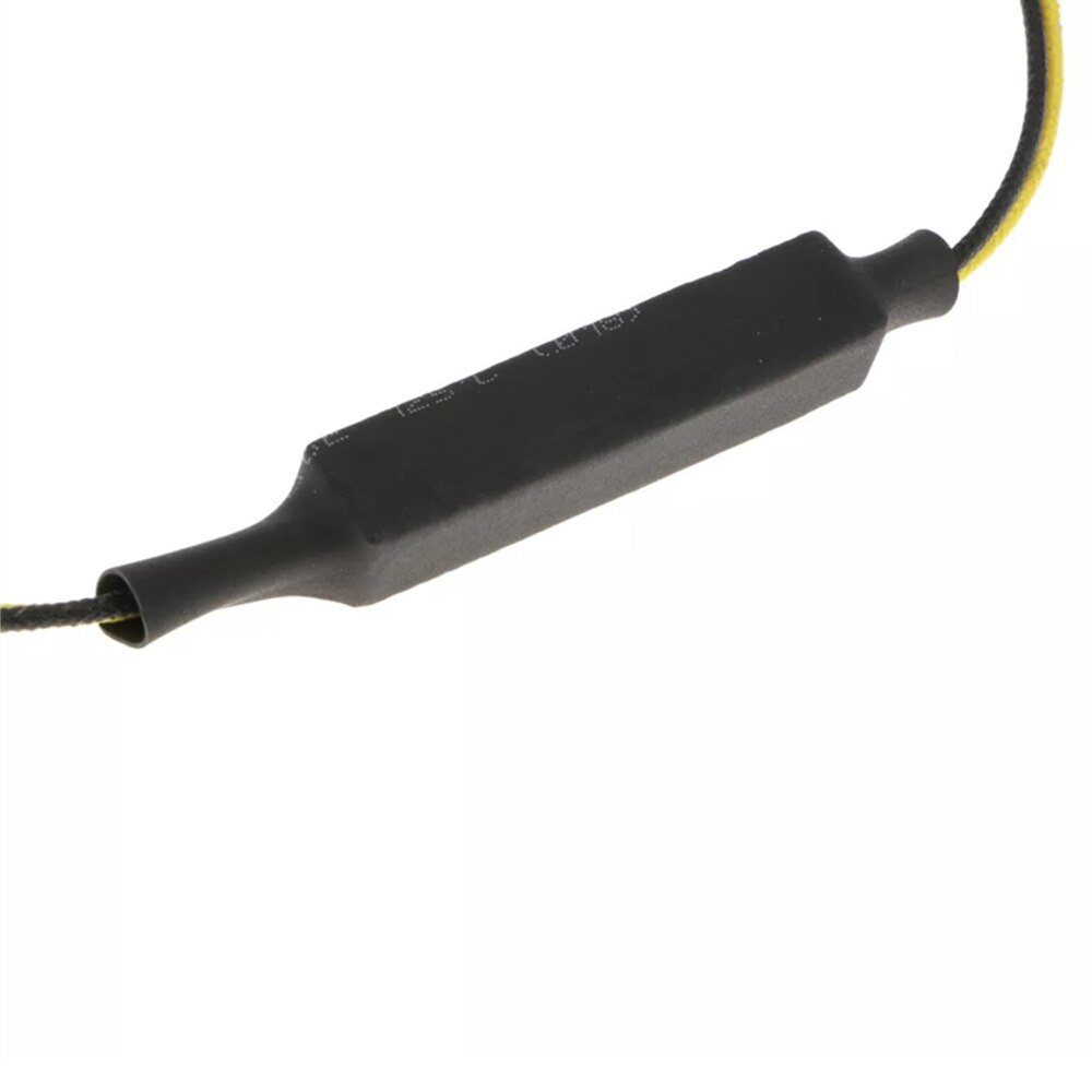 2pcs Motorcycle LED Turn Signal Light Decoders Single Resistance Decoder 2 Heat Resistant Lines Auto Light Accessiores