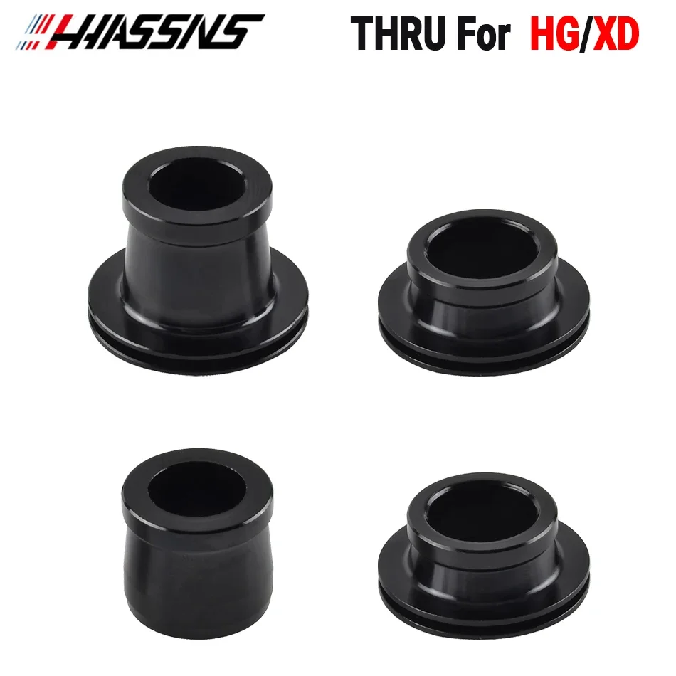 HASSNS PRO7 Mtb Cube XD MS Micro Spline Adapter Freehub QR/THRU Cap 8/9/10/11/12 Speed Bushing: light yellow