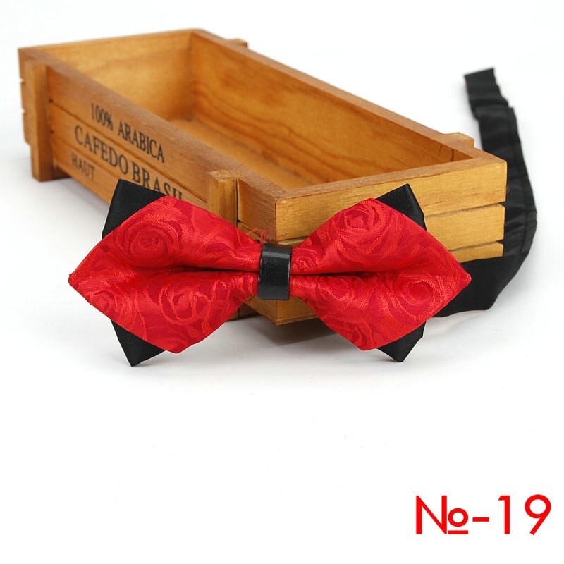 Corbatas de mariposa para hombre, pajarita de para , boda, niños y niñas, a cuadros, lazo rojo y negro, accesorios al por mayor