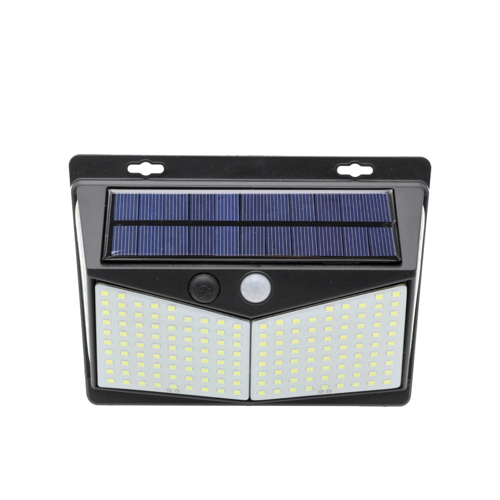 LED Solar Lights Motion Sensor 3 Modes 100/208 LED Outdoor Solar Powered Waterproof IP65 with Wide Angle for Garden Street Patio