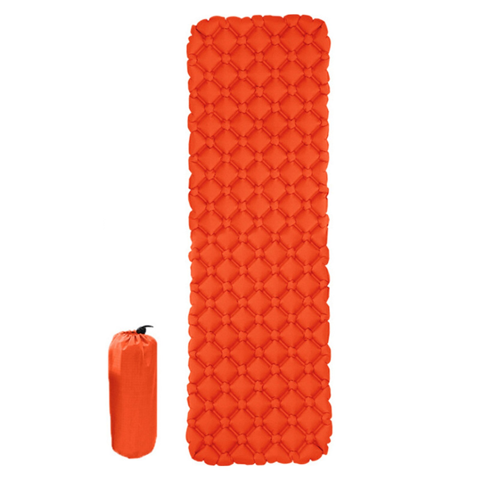 Camping Sleeping Pad, Inflatable Sleep Mat, for Backpacking, Travel, Hiking: Orange	